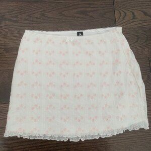 GARAGE Mini Embroidered Skirt